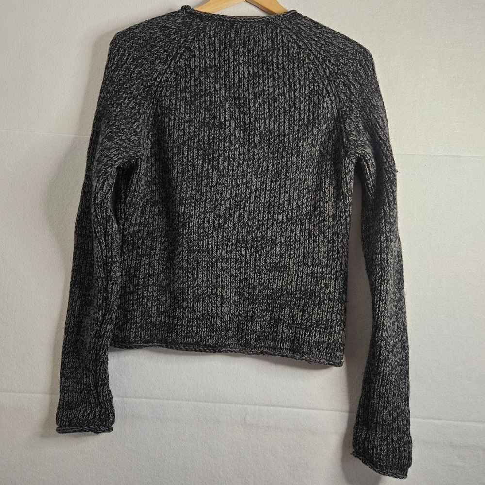 Patagonia Womens XL Gray 100% Wool Chunky Knit Snap Front Cardigan Sweater 51100 - Picture 11 of 12